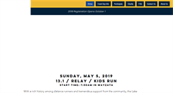 Desktop Screenshot of lakeminnetonkahalfmarathon.com